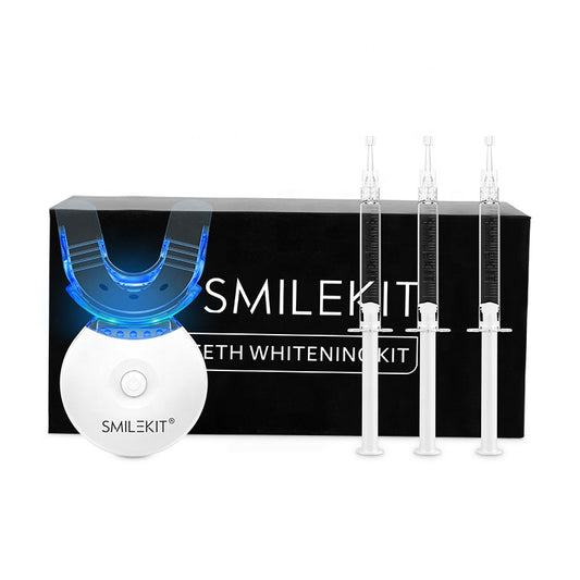 Teeth Whitening Kit - 4 Syringes & LED Light